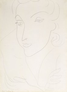 Kopf einer jungen Frau von Henri Matisse