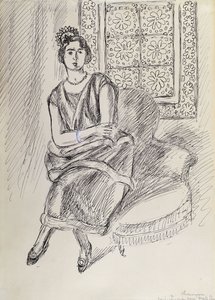 Henriette und Moucharabieh-Fenster von Henri Matisse