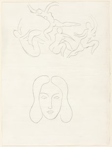 Hérodiade, Szene IV, Platte dreizehn aus Poesies de Mallarmé von Henri Matisse