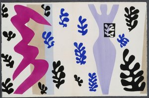 Der Messerwerfer. Aus „Jazz“. Tafel XV. S. 106 von Henri Matisse