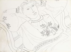 Lydia in einer rumänischen Bluse von Henri Matisse