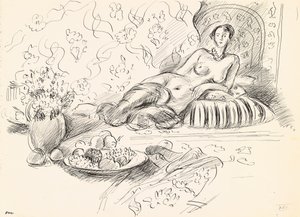 Liegende Odaliske II von Henri Matisse