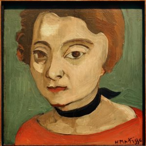 Marguerite mit schwarzem Samthalsband von Henri Matisse