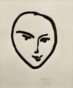 Nadia. Lächelnde Maske von Henri Matisse
