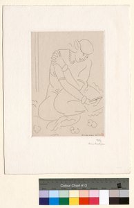 Kauernder Akt, Hand auf der Schulter von Henri Matisse