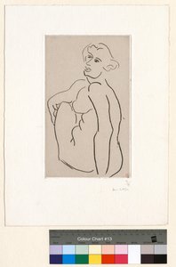 Sitzender Akt, der Rücken in Dreiviertelansicht von Henri Matisse