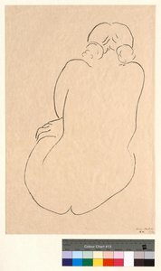 Sitzender Akt, von hinten gesehen von Henri Matisse