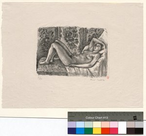 Liegender Akt vor dem Paravent Ludwig XIV. von Henri Matisse