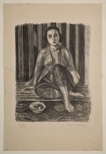 Odaliske mit einer Obstschale von Henri Matisse