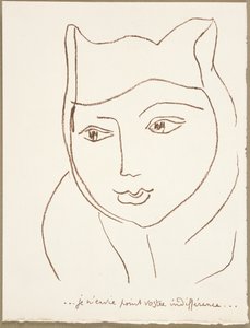 Seite aus Portugiesische Briefe von Henri Matisse