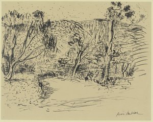 Weg zwischen Bäumen von Henri Matisse