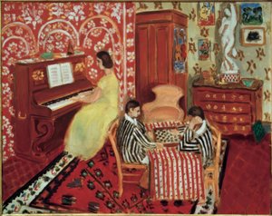 Pianist und Dame-Spieler von Henri Matisse