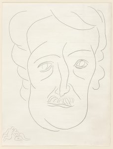 Mehrere Sonette: Das Grab von Edgar Poe, Platte 26 aus Poesies de Mallarmé von Henri Matisse