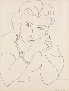 Porträt einer Frau von Henri Matisse
