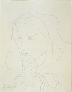 Porträt einer Frau mit Kapuze von Henri Matisse