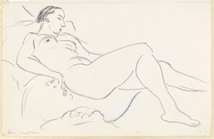 Liegender weiblicher Akt von Henri Matisse