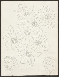 Die Blumen, Platte sechs aus Poesies de Mallarmé von Henri Matisse