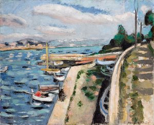 Blick auf Antibes, ca. 1925 von Henri Matisse