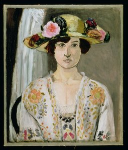 Frau mit Hut