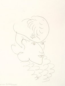 Frau mit Hut von Henri Matisse