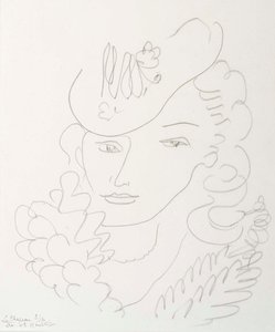 Frau mit Hut von Henri Matisse
