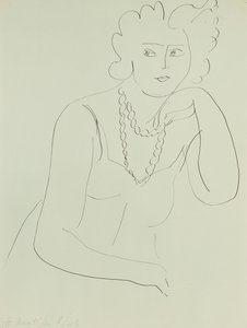 Frau mit Halskette von Henri Matisse