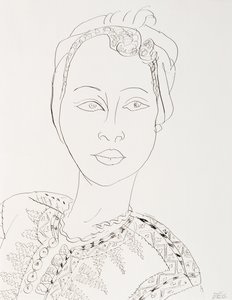 Frau mit Turban von Henri Matisse