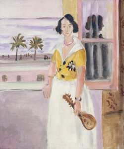 Frau mit Mandoline, ca. 1921-22 von Henri Matisse