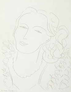 Frau ohne Hut von Henri Matisse
