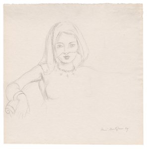 Junge Frau mit Schleier von Henri Matisse