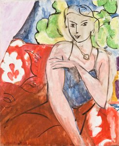 Sitzendes junges Mädchen (La Biche) von Henri Matisse