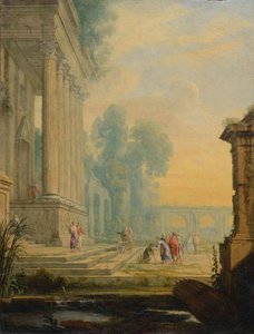 Christus und die Blinden von Henri Mauperche