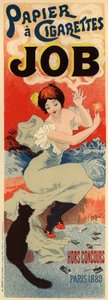 Werbeplakat für das Seidenpapier Job, ca. 1900 von Henri Meunier