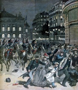 Eine Darstellung der Oper Lohengrin, Place de l