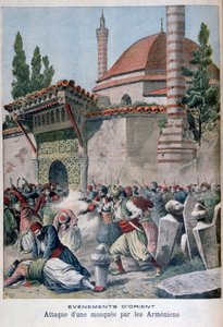 Ein Angriff auf eine Moschee durch Armenier, 1895