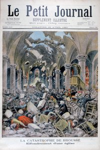 Einsturz einer Kirche, Brousse, Frankreich, 1897