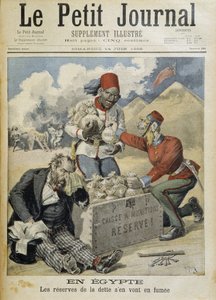 Ägypten: Schuldenreserven gehen in Rauch auf - in „Le Petite Journal“ vom 14.06.1896