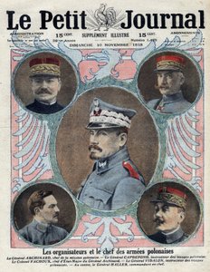 Erster Weltkrieg 1914-1918. Die Organisatoren und der Chef der polnischen Armee