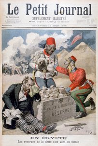 In Ägypten: Die Reserven der Schulden gehen in Rauch auf, 1896