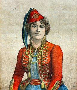 Porträt der Schauspielerin Marie Delna