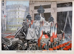 Die Beerdigung von Präsident Félix Faure, am 23. Februar 1899 von Henri Meyer