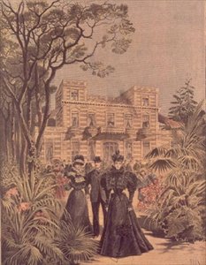 Zarin Maria Feodorovna (1847-1928) im Turbie Hotel von Henri Meyer