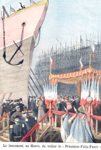 Enthüllung des Segelbootes FelixFaure, Le Havre von Henri Meyer