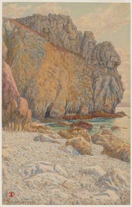 Klippen von Port Haor, Morgat von Henri Rivière