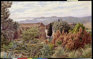 Landschaft. Zeichnung von Henri RIVIERE (1864-1951)