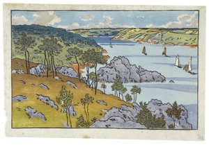 Mündung des Trieux bei Loguivy von Henri Rivière