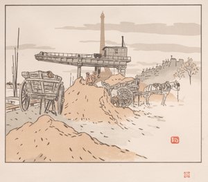 Sechsunddreißig Ansichten des Eiffelturms: Vom Quai de Grenelle von Henri Rivière