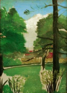 Skizze, Blick auf den Parc Montsouris von Henri Rousseau