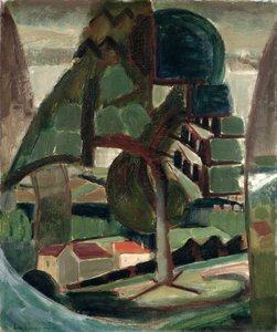 Landschaft bei Meulon-Hardricourt von Henri Victor Gabriel Le Fauconnier