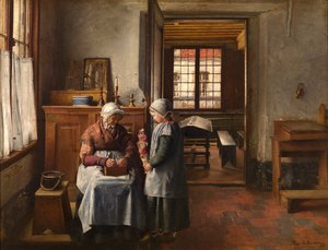 Großmutters Fest von Henri de Braekeleer